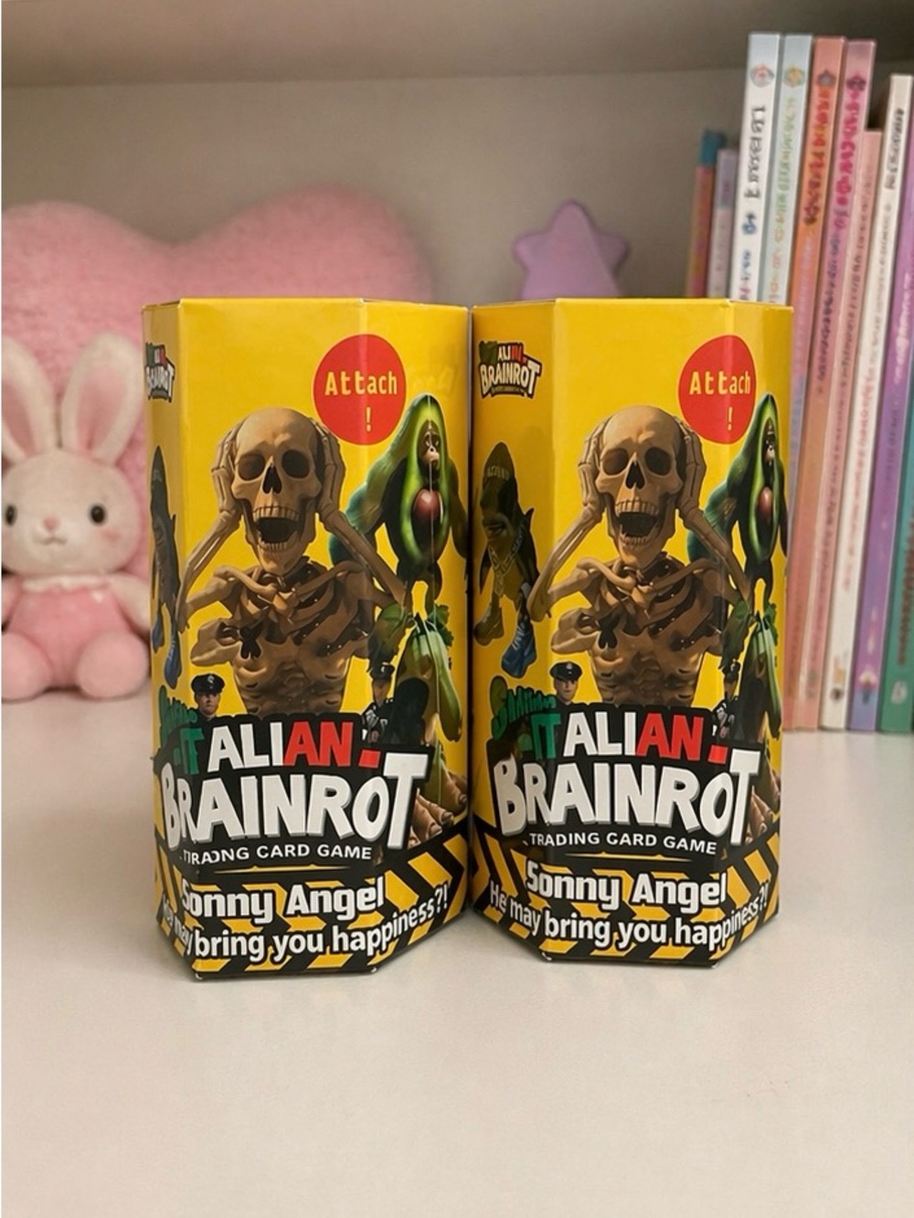 Italian Brainrot Sonny Angel Hipper Blind Box 2-Pack – Attachable Mini Figures